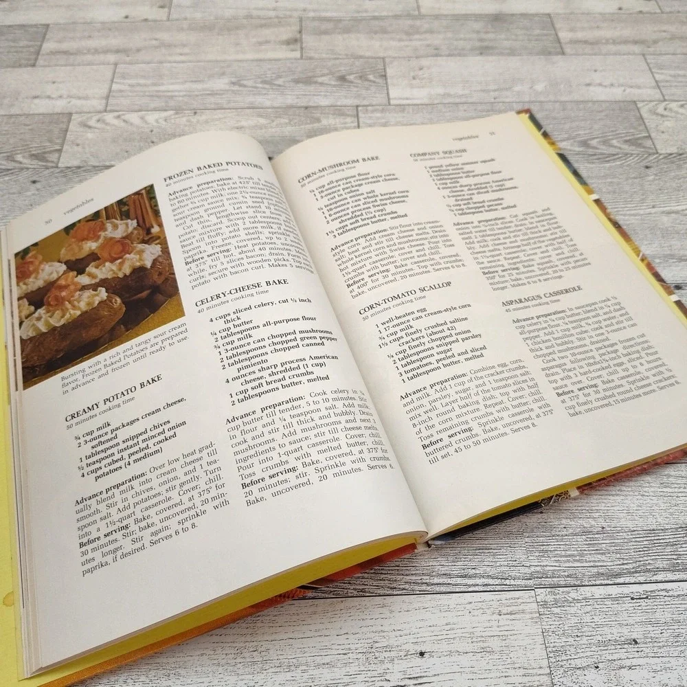 Make Ahead Cook Book Better‎ Homes Gardens 1971 Vintage Hardcover BHG Cookbook